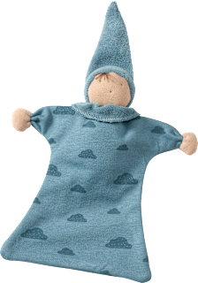 Püppchen mit Wolken-Muster, blau ALANA
