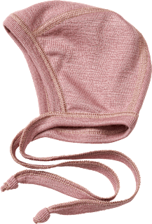 Mütze aus Bio-Wolle und Seide, rosa, Gr. 38/39 ALANA