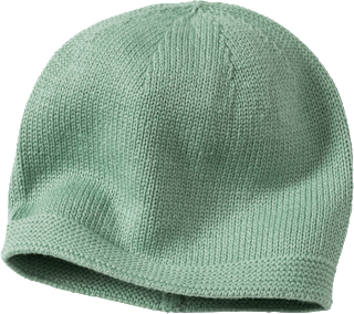 Erstlingsmütze, grün, Gr. 38/39 ALANA