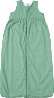 Schlafsack 1 TOG aus Seersucker, grün, 130 cm, 1 St