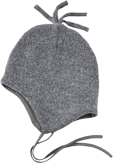 Mütze mit Bio-Wolle, grau, Gr. 52/53, 1 St