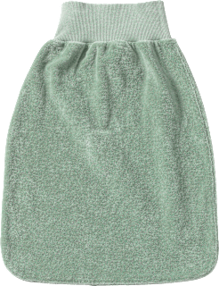 Strampelhalbsack aus Frottee, grün, Gr. 62/68 ALANA