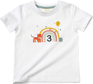 Geburtstags T-Shirt 3 Jahre, weiß, Gr. 104 ALANA