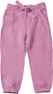 Hose aus Musselin, lila, Gr. 122, 1 St