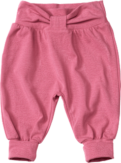 Jogginghose mit Schleifen-Detail, rosa, Gr. 62, 1 St