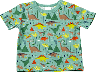 T-Shirt Pro Climate mit Dino-Muster, grün, Gr. 86, 1 St