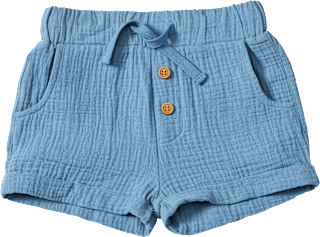 Shorts aus Musselin, blau, Gr. 104, 1 St