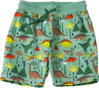 Joggingshose mit Dino-Muster, grün, Gr. 104, 1 St