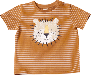 T-Shirt mit Löwen-Motiv, braun, Gr. 86, 1 St
