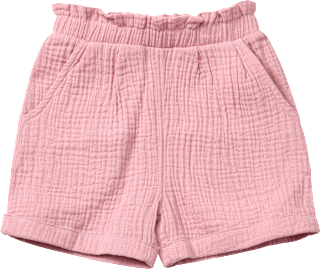 Shorts aus Musselin, rosa, Gr. 86, 1 St