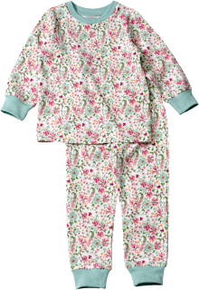 Schlafanzug Pro Climate mit Blumen-Muster, weiß, Gr. 98, 1 St