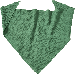 Schal aus Musselin, grün, 1 St