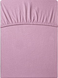 Spannbettlaken Doppelgröße, mauve, 180 x 200 cm ALANA