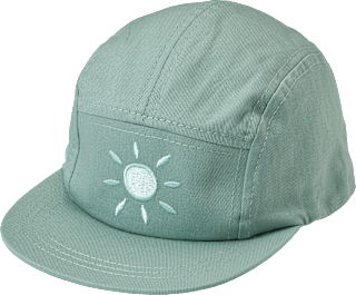 Basecap mit Sonnen-Applikation, grün, Gr. 46/47