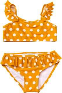 Bikini mit Punkte-Muster, gelb, Gr. 110/116, 1 St