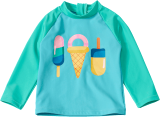 UV Shirt mit Eis-Motiv, blau, Gr. 98/104, 1 St