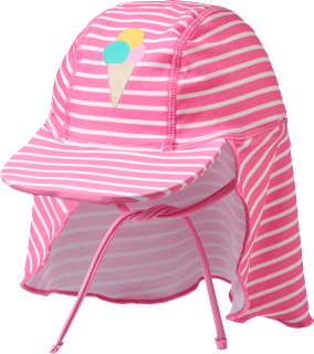 UV Mütze mit Eis-Muster, rosa, Gr. 54/55, 1 St