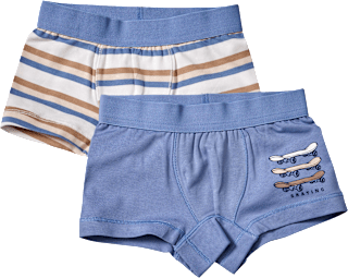 Boxershorts mit Skateboard-Motiv, blau, Gr. 98/104 ALANA