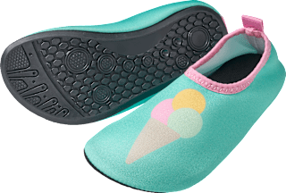 Badeschuhe mit Eis-Motiv, grün, Gr. 29/30, 1 St