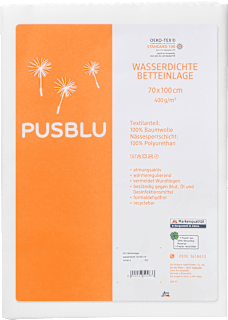 Betteinlage wasserdicht, ca. 70 x 100 cm PUSBLU
