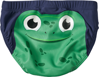 Schwimmwindel mit Frosch-Motiv, blau, Gr. 86/92, 1 St