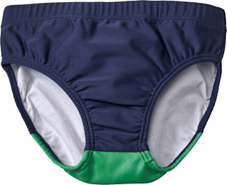 Schwimmwindel mit Frosch-Motiv, blau, Gr. 62/68, 1 St