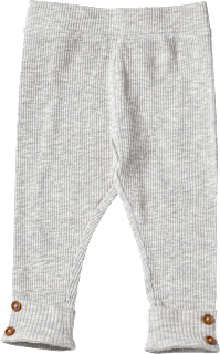 Leggings mit Ripp-Struktur, grau, Gr. 74 ALANA