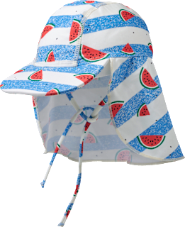 UV Mütze mit Melonen-Muster, blau, Gr. 54/55, 1 St