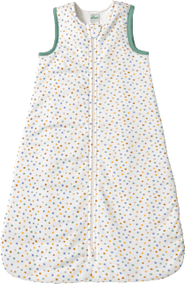 Schlafsack 2 TOG mit Punkte-Muster, weiß, 90 cm ALANA