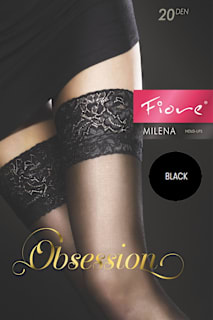 Dres Milena cu bandă adezivă 20 den nr 2 negru Fiore
