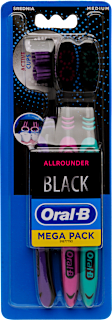 Fogkefe Black Allrorunder (többféle) Oral-B