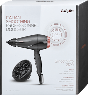 Asciugacapelli professionale 2100W Made in Italy  BaByliss