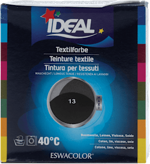 Tečna boja za tkaninu - crna Ideal