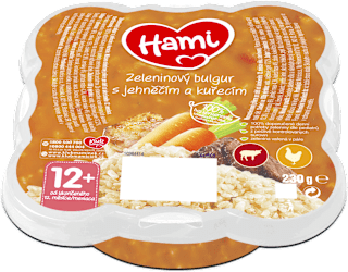 Mäsovo-zeleninový príkrm zeleninový bulgur s jahňacím a kuracím  Hami