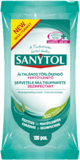 Șervețele umede dezinfectante  SANYTOL