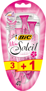 Miss Soleil  ženski brijači, 3+1 gratis BIC