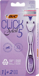 Dámsky holiaci strojček CLiCK Soleil 5 + 2 náhradné hlavice BIC