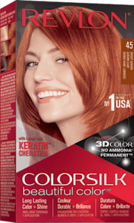 Vopsea permanentă 45 bright auburn REVLON