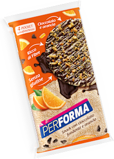 Gallette con cioccolato fondente e arancia PESOFORMA