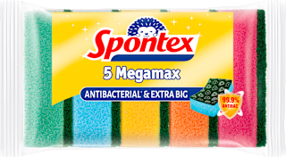 Hubky na umývanie riadu Megamax Spontex