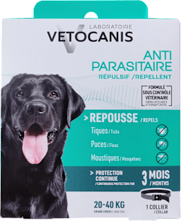 Ovratnica za zaščito Vetocanis pred paraziti za pse VETOCANIS
