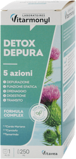 Detox depura sciroppo 5 azioni Vitarmonyl