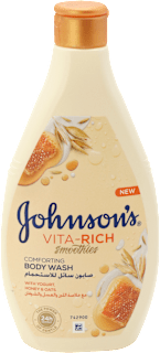 Душ гел Vita Rich smoothies с мед,овес и йогурт Johnson's
