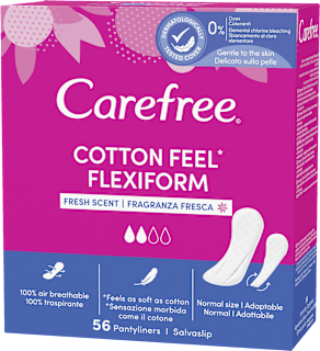 Absorbante zilnice panty flexifrom fresh Carefree