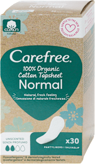 Salvaslip 100% Organic Cotton Normal distesi Carefree
