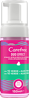 Интимна почистваща пяна със зелен чай и алое вера Carefree