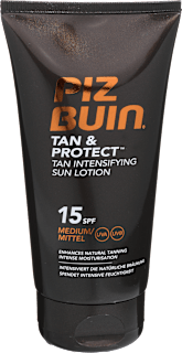 Loțiune pentru bronzare accelerată SPF 15 PIZ BUIN