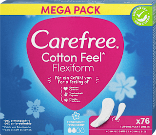 Slipeinlagen flexiform Fresh Scent Carefree