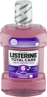 Ústna voda Total Care Teeth Protection Clean Mint Listerine
