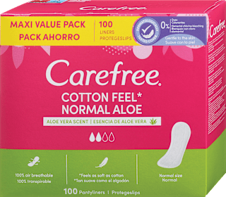 Ščitniki perila Cotton Feel Normal Aloe Carefree